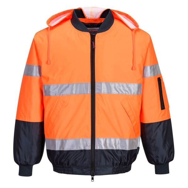 Hi Vis Contrast Bomber Jacket Thumbnail