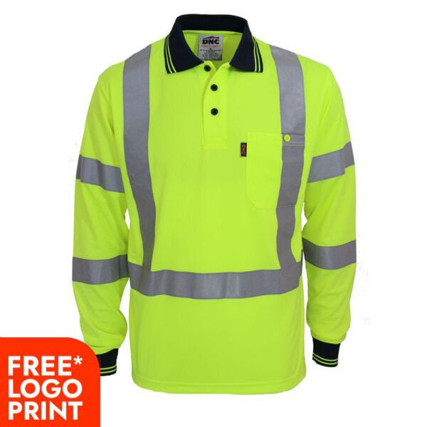 Hi Vis X Back & Bio-motion Taped Polo Thumbnail