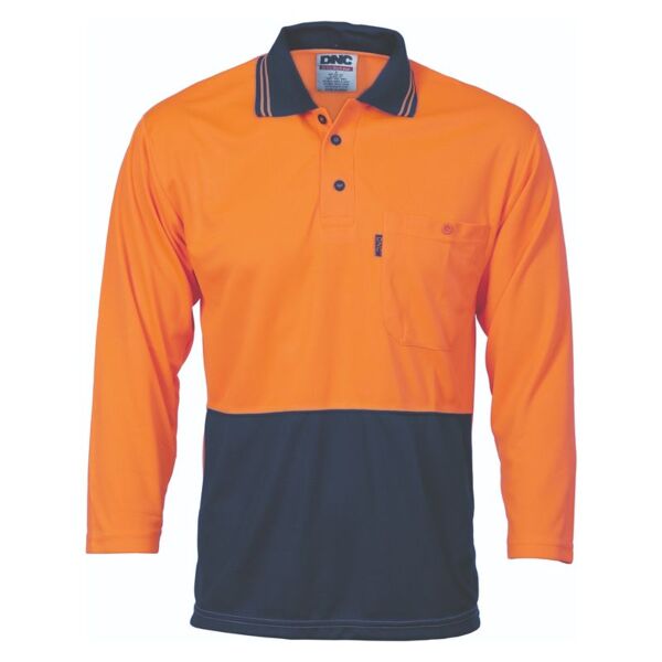 Hi Vis Two Tone Cool Breathe Polo Thumbnail